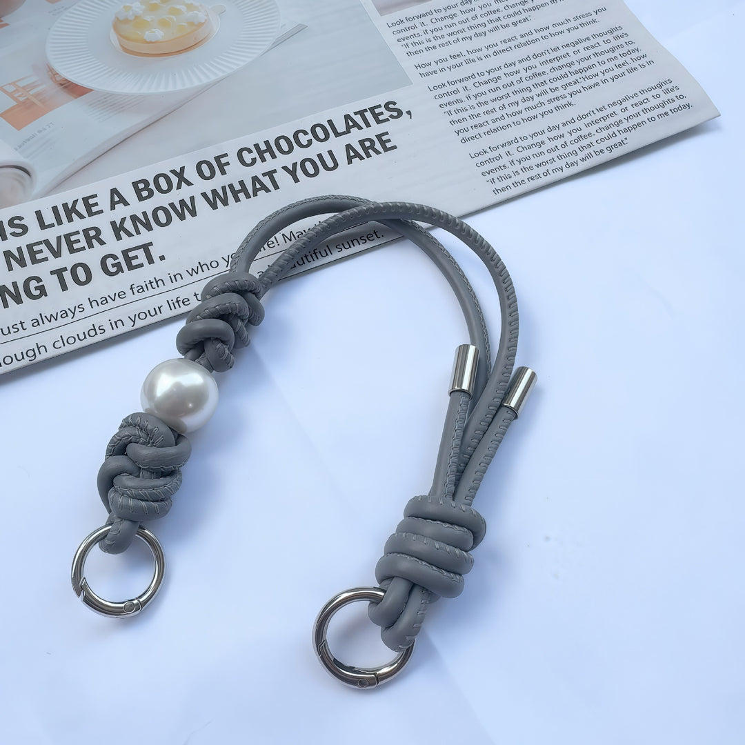 Elegant Knotted Leather Keychain Holder Stornfield