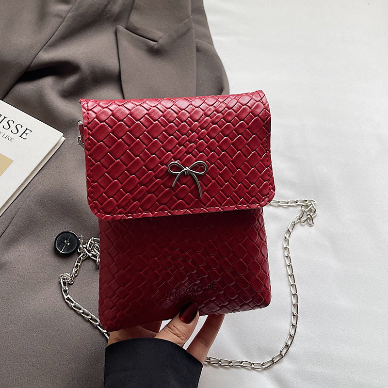 Textured Mini Handbag