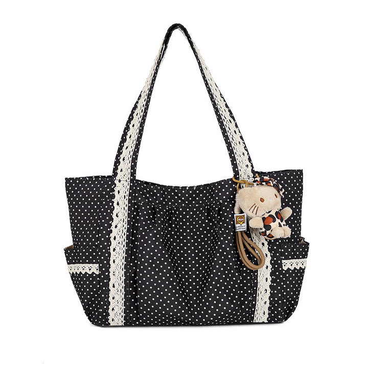 Polka Dot Decorative Tote Bag
