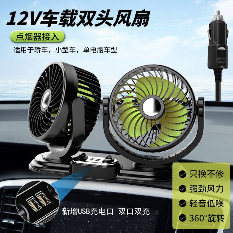 Unisex double fan for the car Stornfield