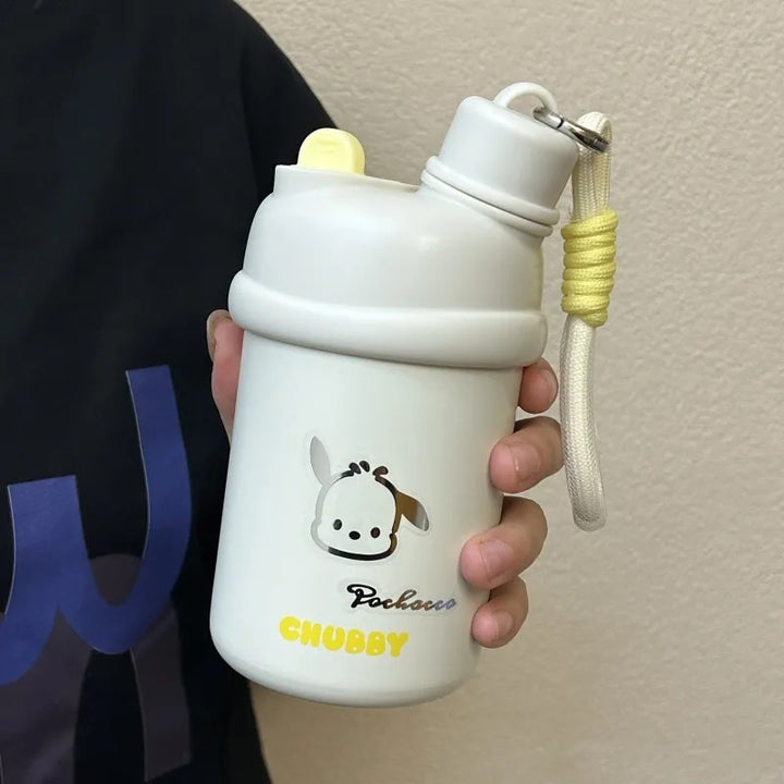 Women's insulated drinking bottle with innovative closure system and cute animal design Stornfield