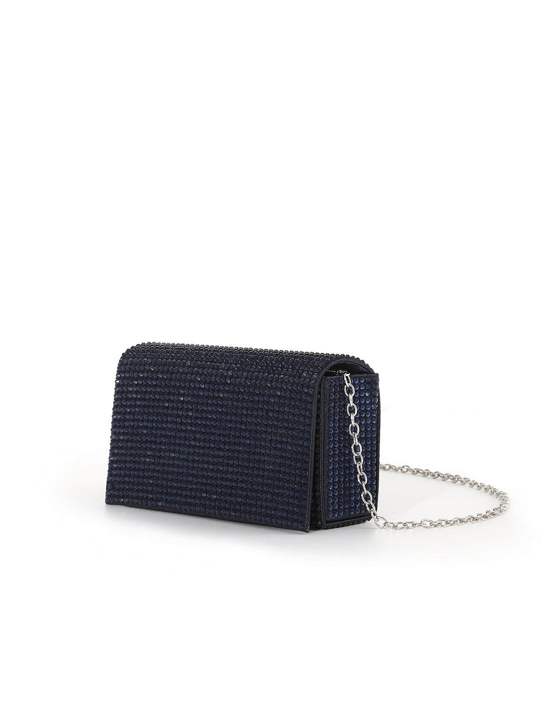 Glamorous Crystal-Embellished Evening Clutch