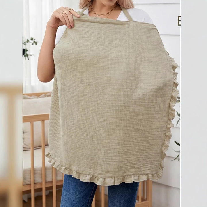 Stylish Ruffled Cotton Cooking Apron Stornfield