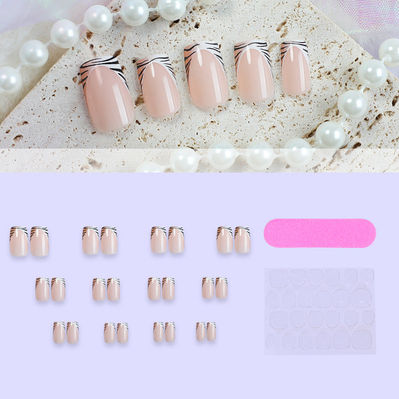 Abstract Pattern Press-On Nails Stornfield