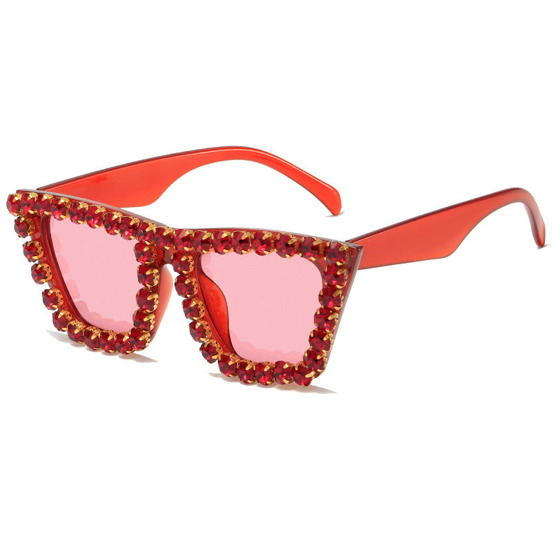 Women's extravagant sunglasses with glittering frame Stornfield
