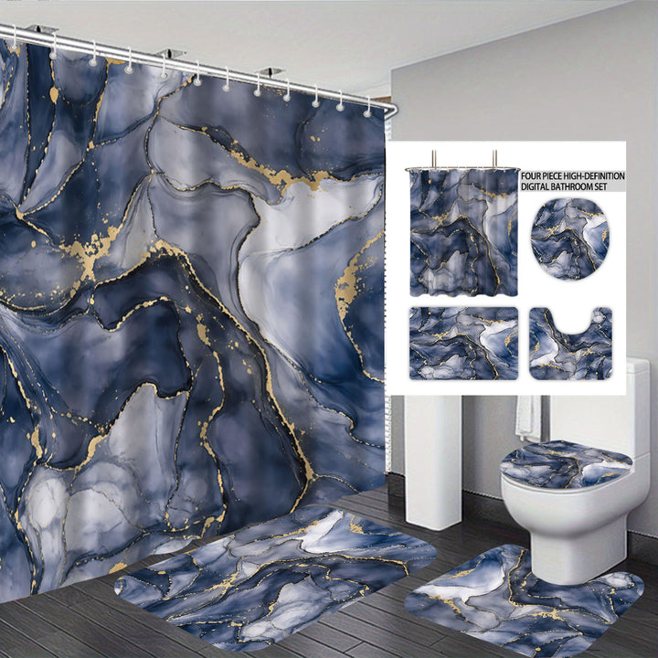 Digital Floral Theme Bathroom Décor Set Stornfield