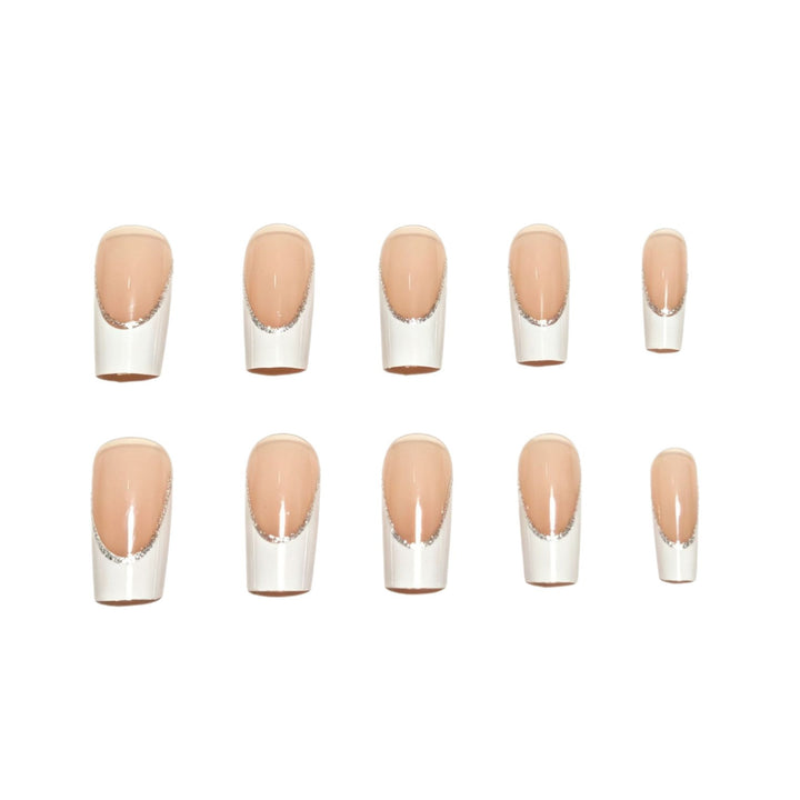 Elegant French Tip Nail Art Set Stornfield