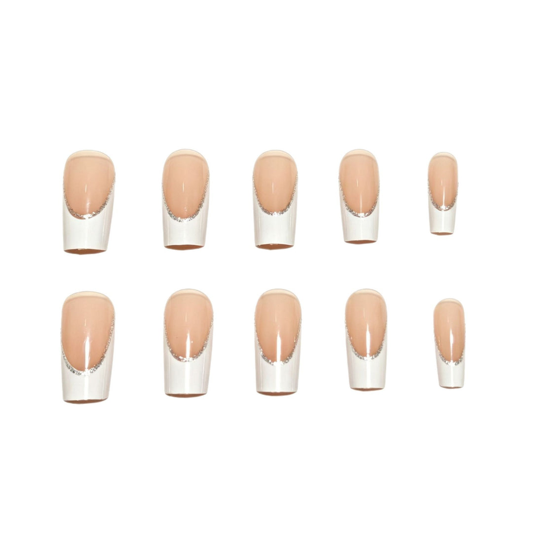 French Tip Gel Nail Art Extensions Stornfield