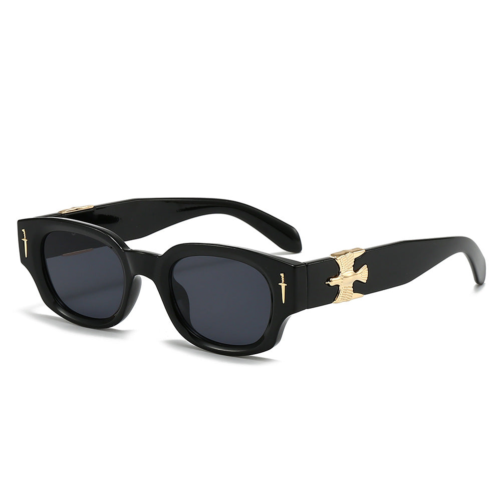 Women's fashionable sunglasses in exclusive tortoiseshell design with elegant metallic accents Stornfield