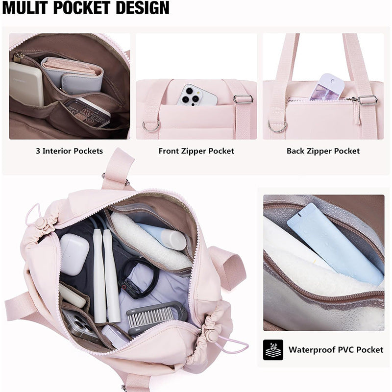 Fashionable Travel Bag with Removable Wallet Stornfield