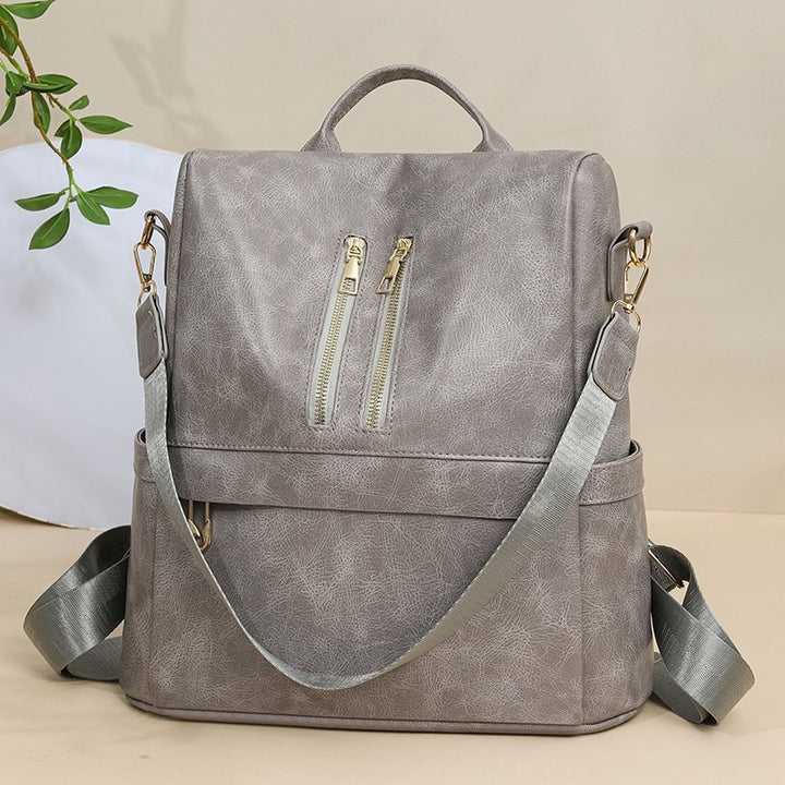 Versatile Vegan Leather Backpack Stornfield