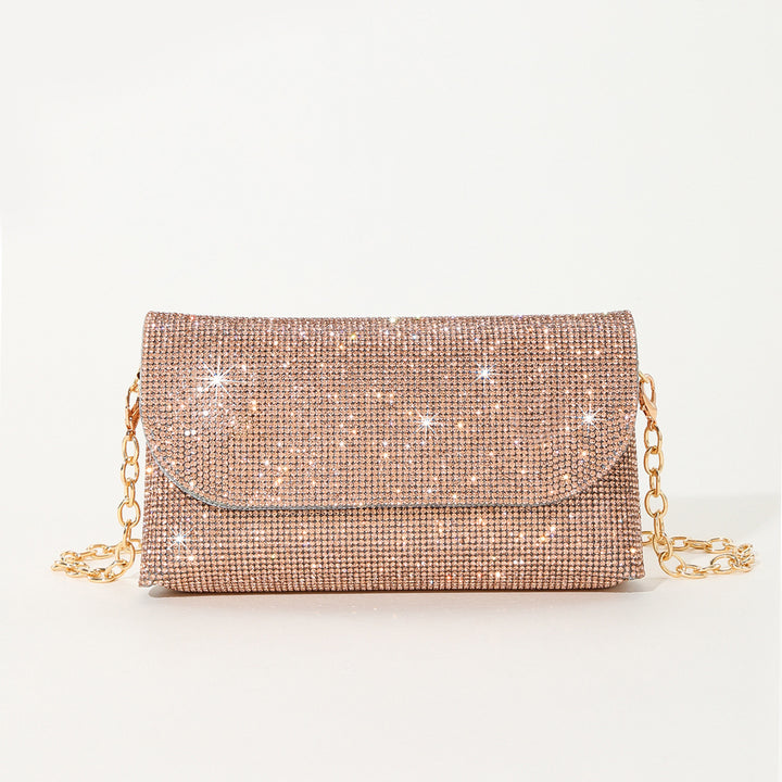 Rhinestone-Studded Evening Clutch