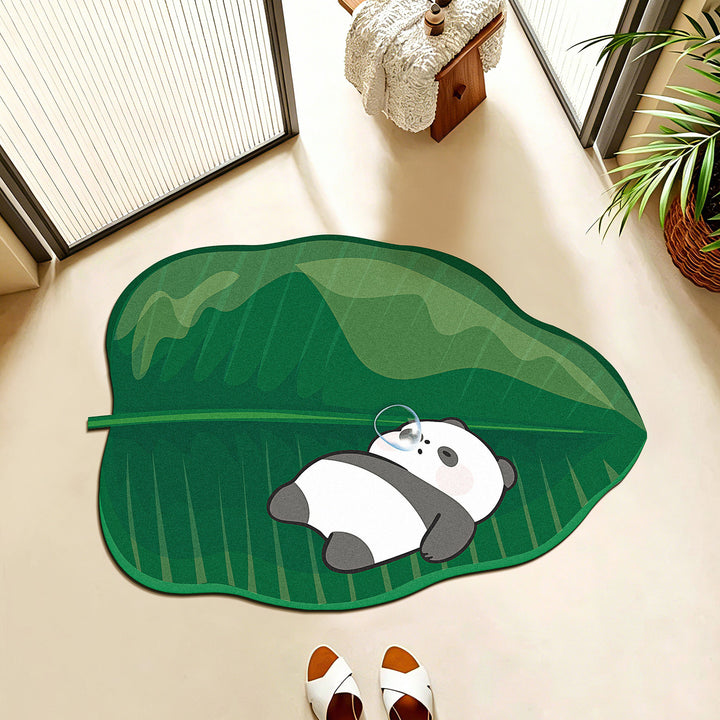 Playful Cartoon Animal Shaped Bath Mat