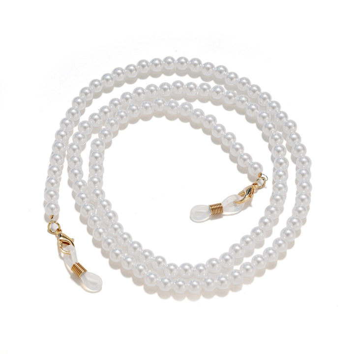 Pearl necklace with practical chain holder Stornfield