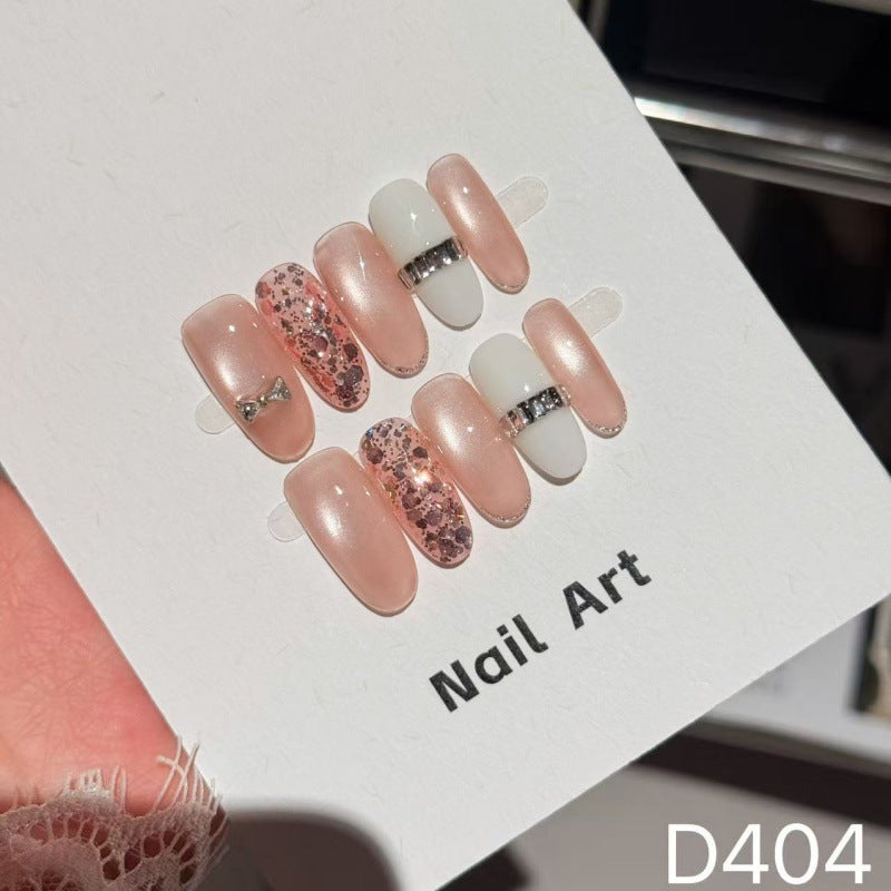 Handmade Decorative Press-On Nail Set
