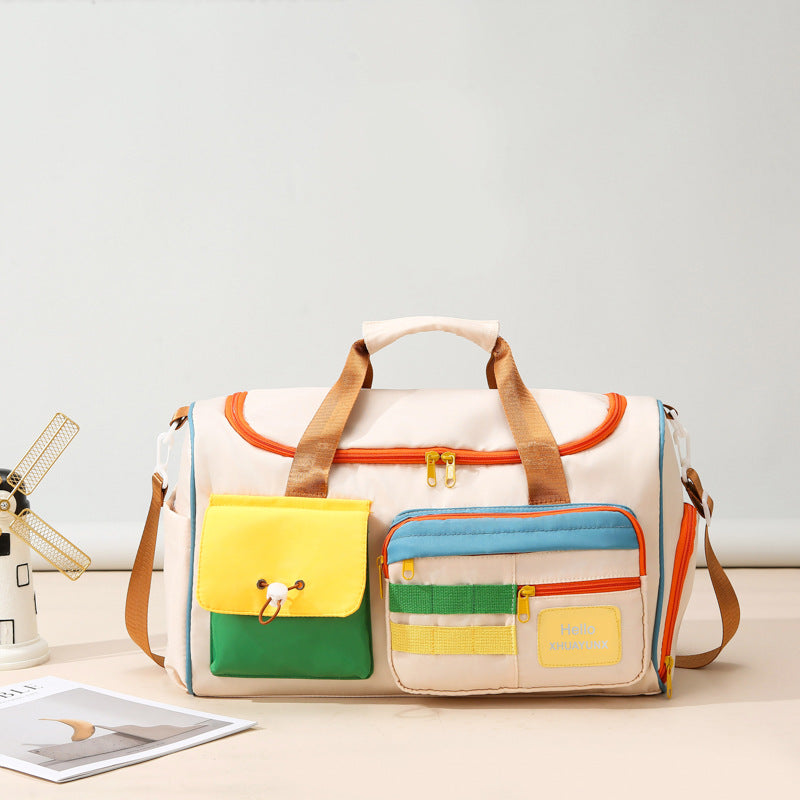 Multi-Pocket Functional Sports Duffel