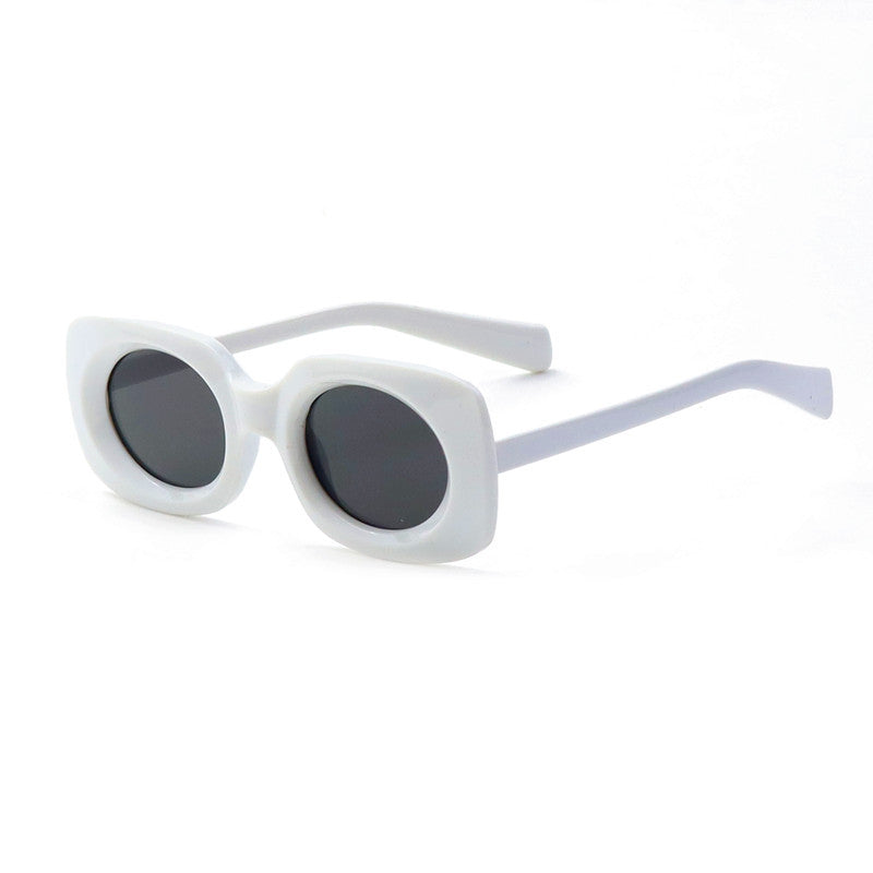 Contemporary Matte Square Sunglasses Stornfield