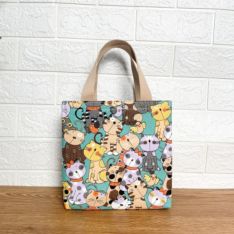 Cute Cat Print Tote Bag Stornfield