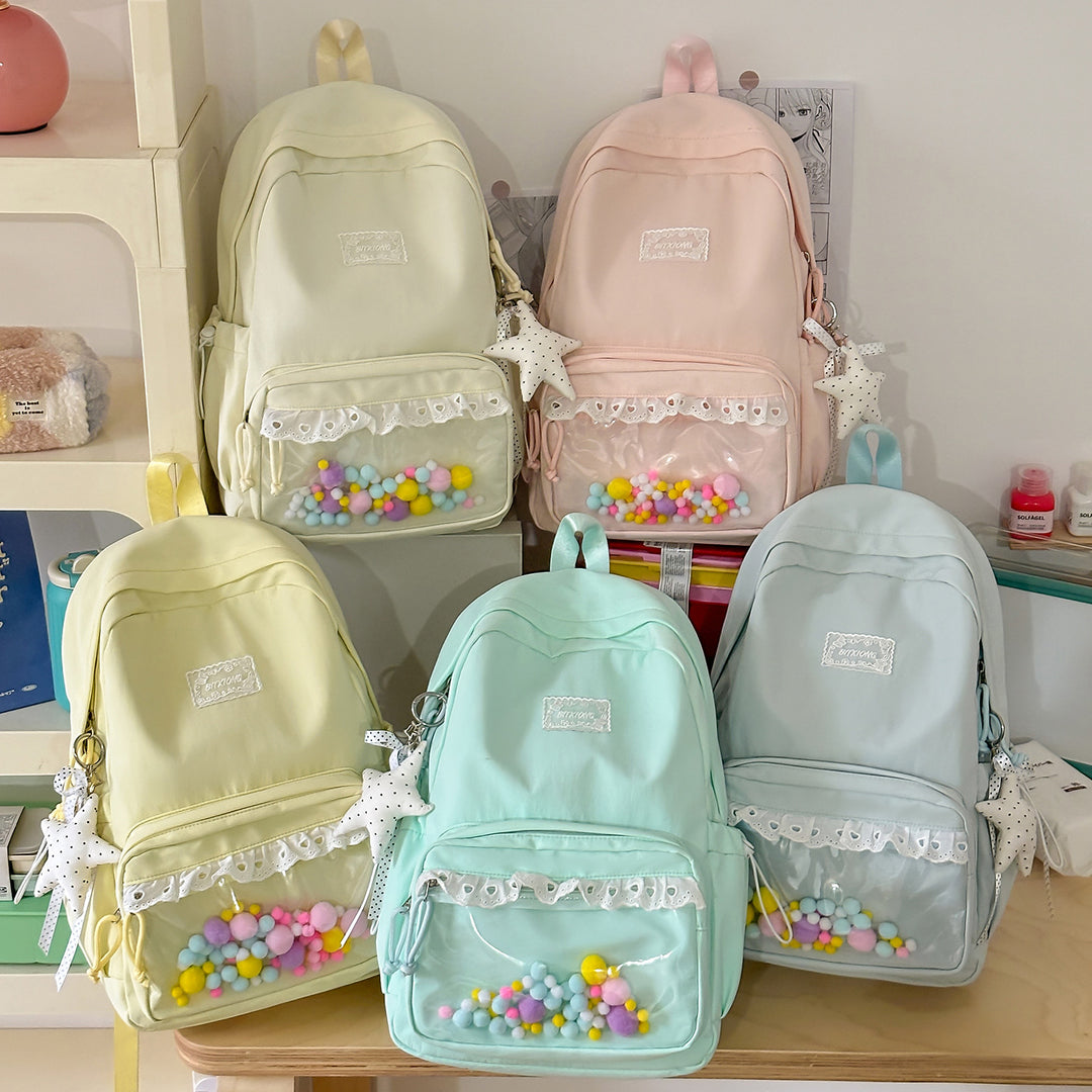 Stylish Ruffled Backpack Stornfield