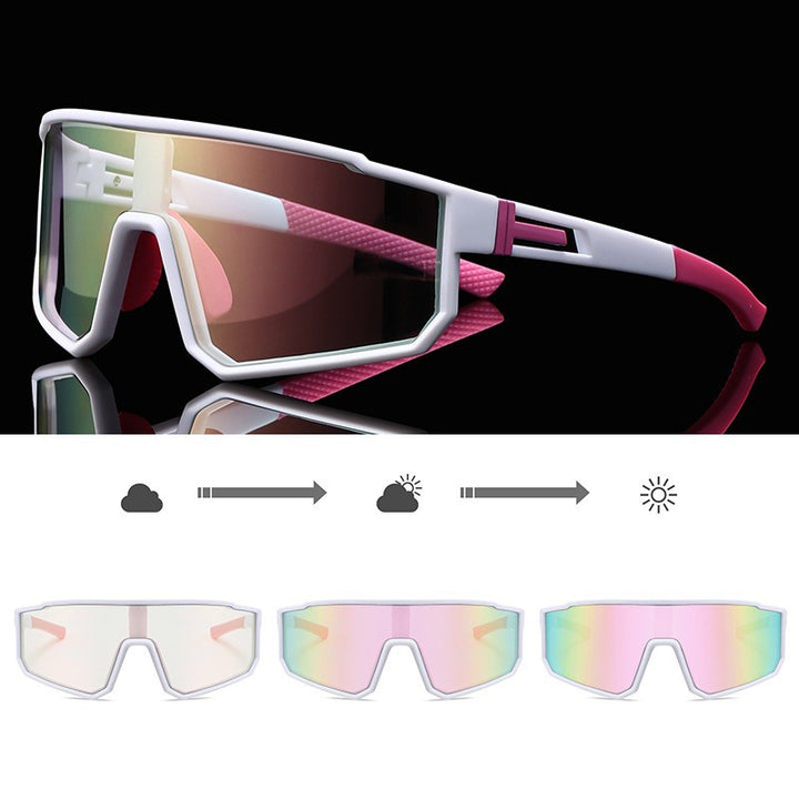 Unisex Sports Performance Sunglasses with Intelligent Light Change Stornfield