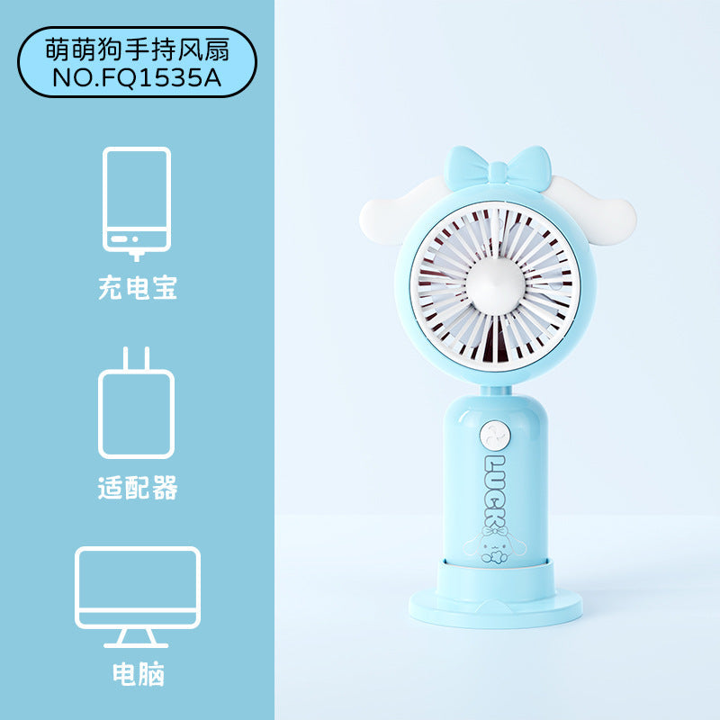 Women's Portable Hand Fan with Cute Rabbit Design Stornfield