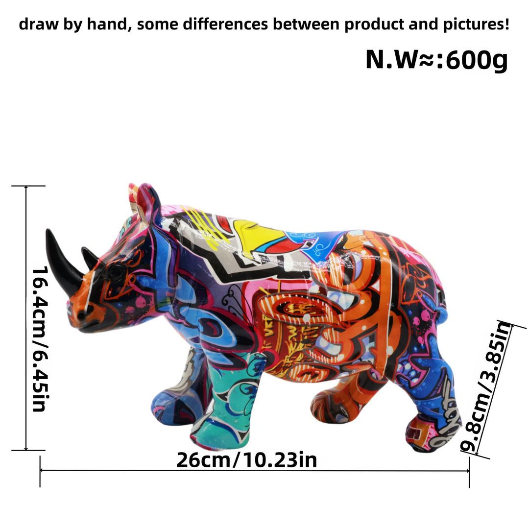 Artistic Rhino Figure Stornfield