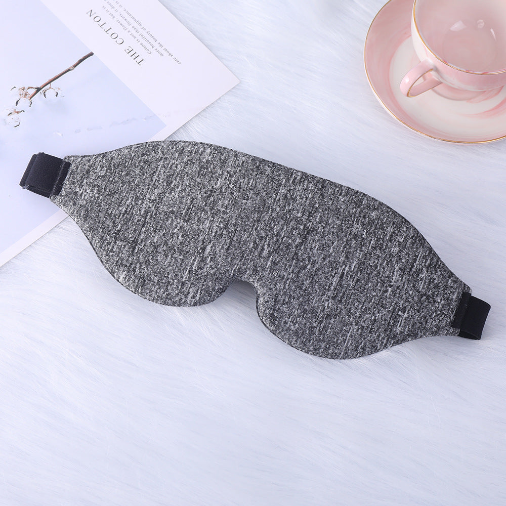 Unisex nan ergonomic 3D sleep mask with contoured eye cavities and adjustable comfort band Stornfield