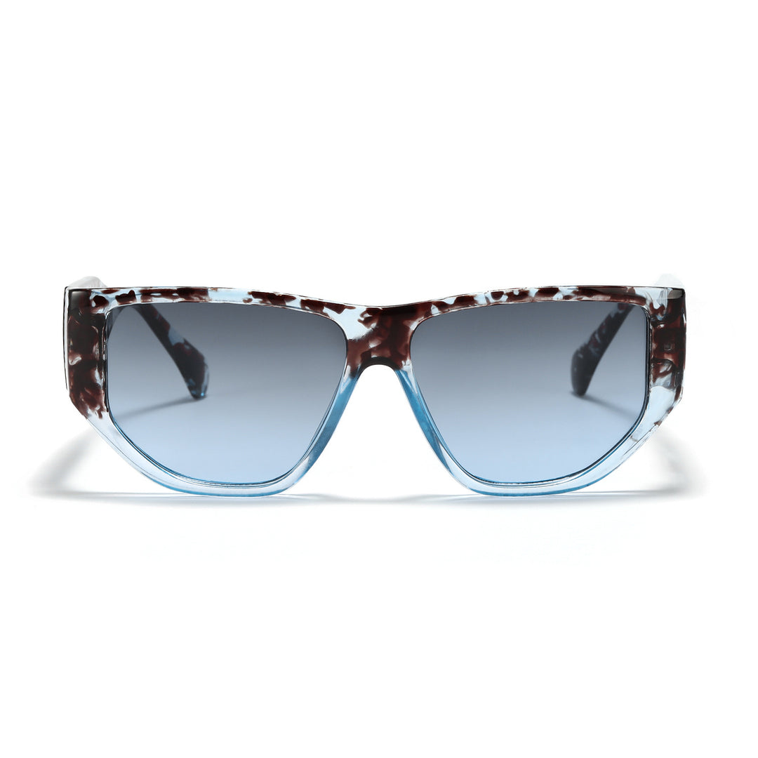 Women's trendy square sunglasses with modern tortoise pattern Stornfield