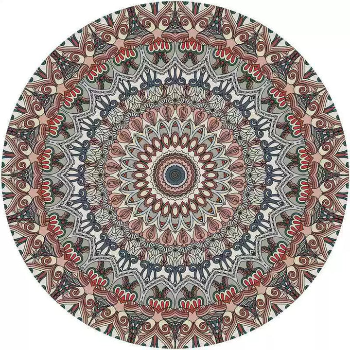 Round Vintage Area Rug