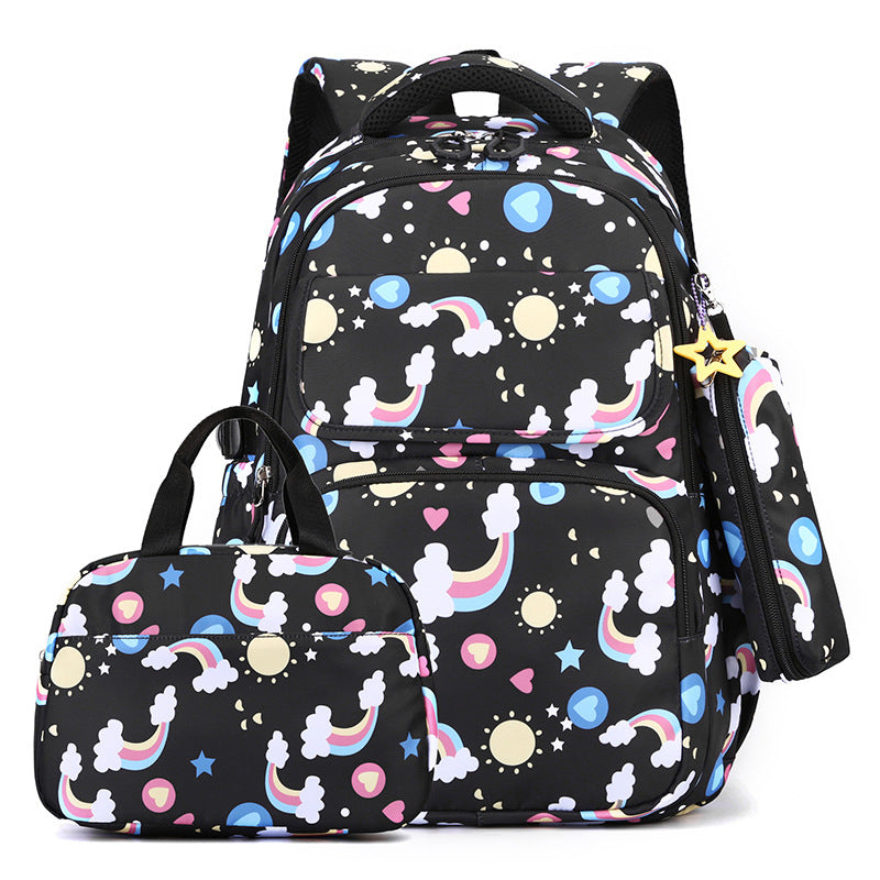 Playful school backpack with detachable accessories Stornfield
