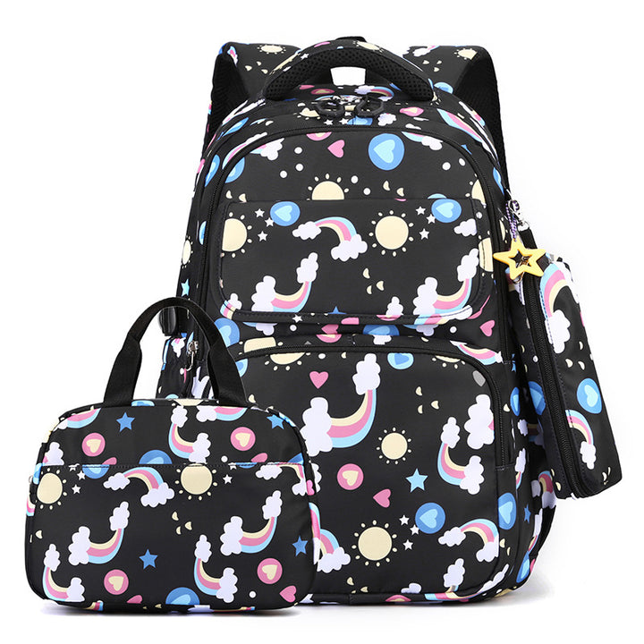Playful school backpack with detachable accessories Stornfield