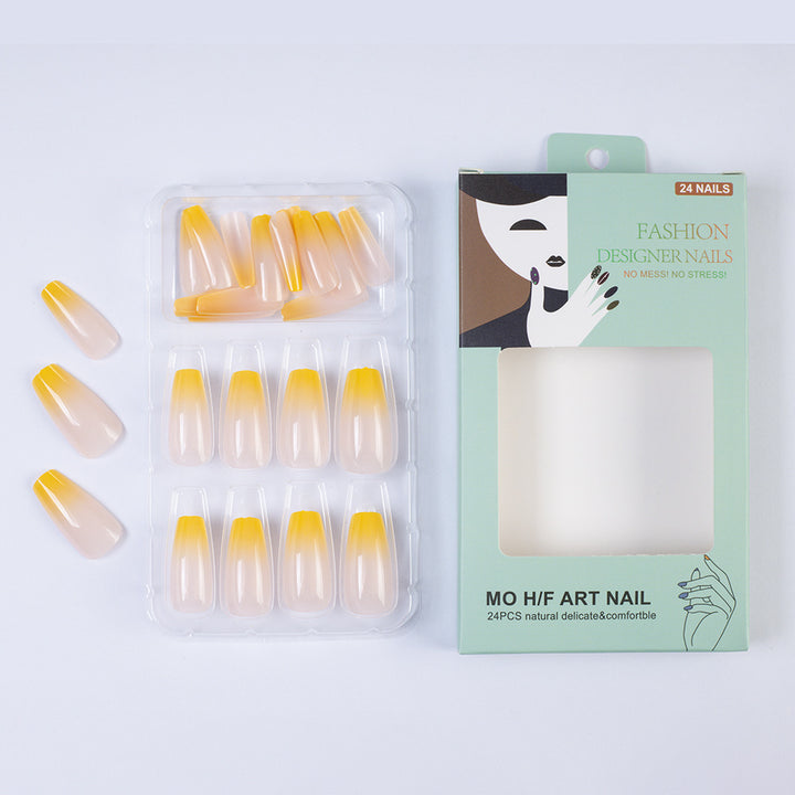 Acrylic Nail Set with Ombre Effect Stornfield