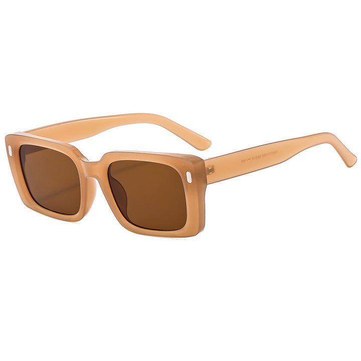 Women's Fashion Square Sunglasses with Matt Frame and UV Protection Stornfield