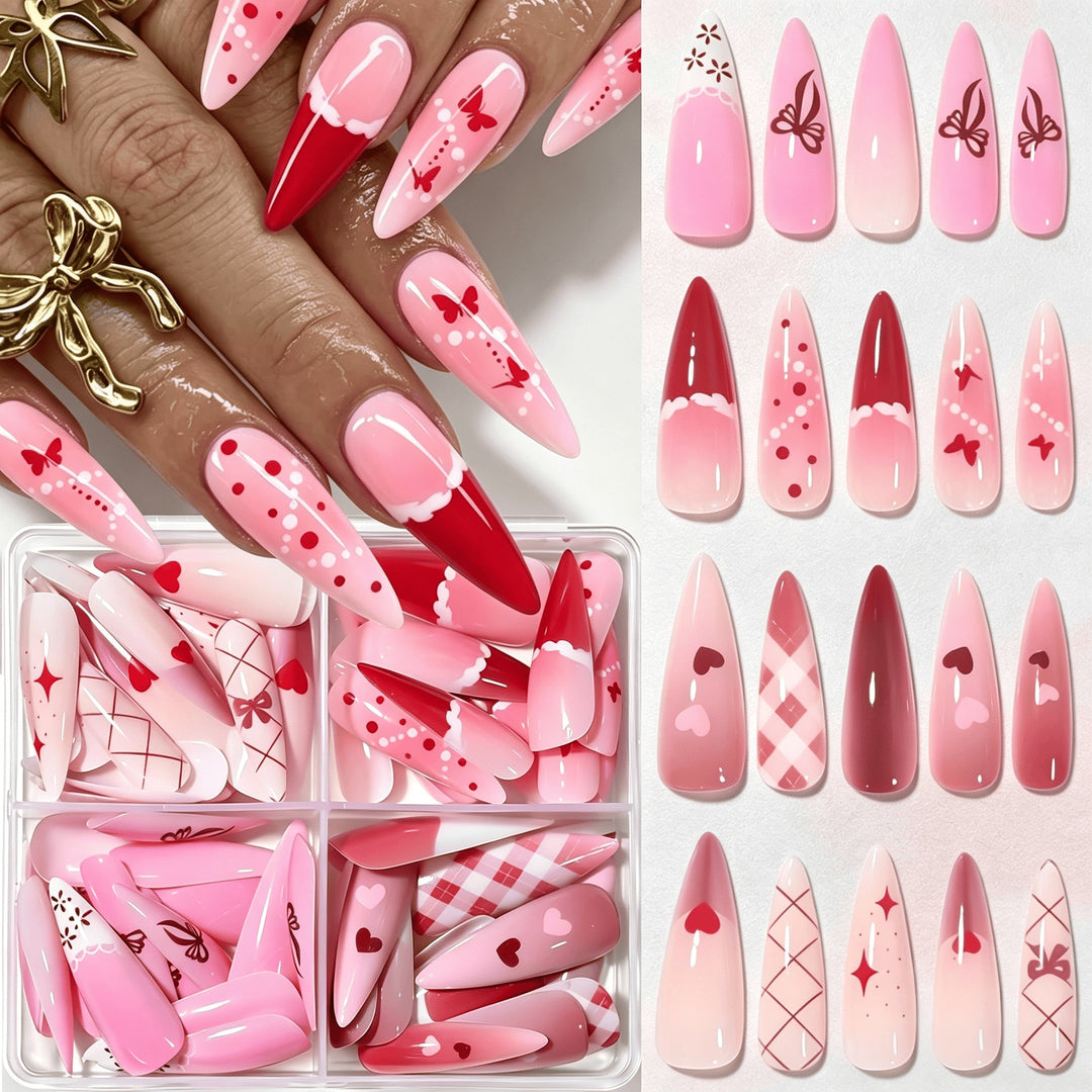 Decorative Press-On Nail Art Set Stornfield 1787228515
