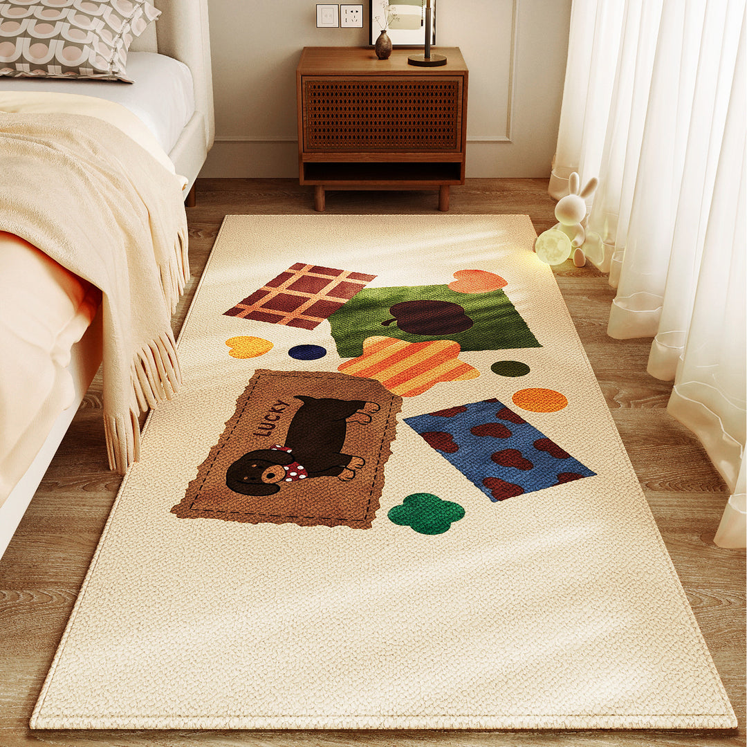 Playful Patchwork Area Rug