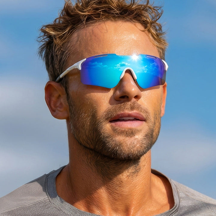 Men's Sporty Shield Sunglasses Stornfield