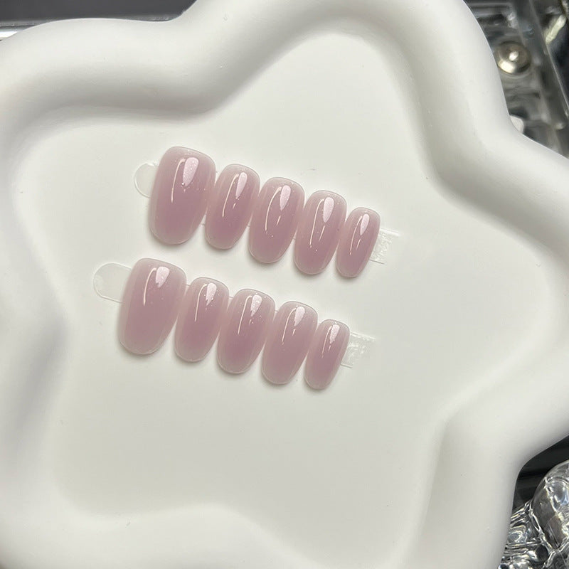 Elegant Glossy Press-On Nail Set