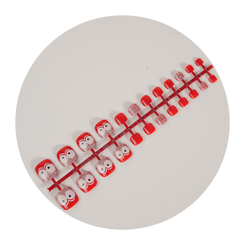 Whimsical Character-Themed Press-On Toenails Stornfield
