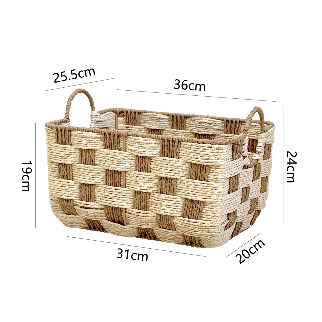 Basket with decorative honeycomb design Stornfield