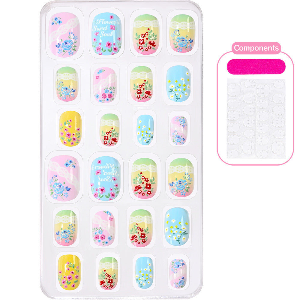 Themed Summer Beach Nail Art Press-On Nails Stornfield