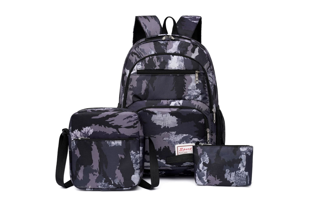 School backpack with multiple compartments and matching accessories Stornfield