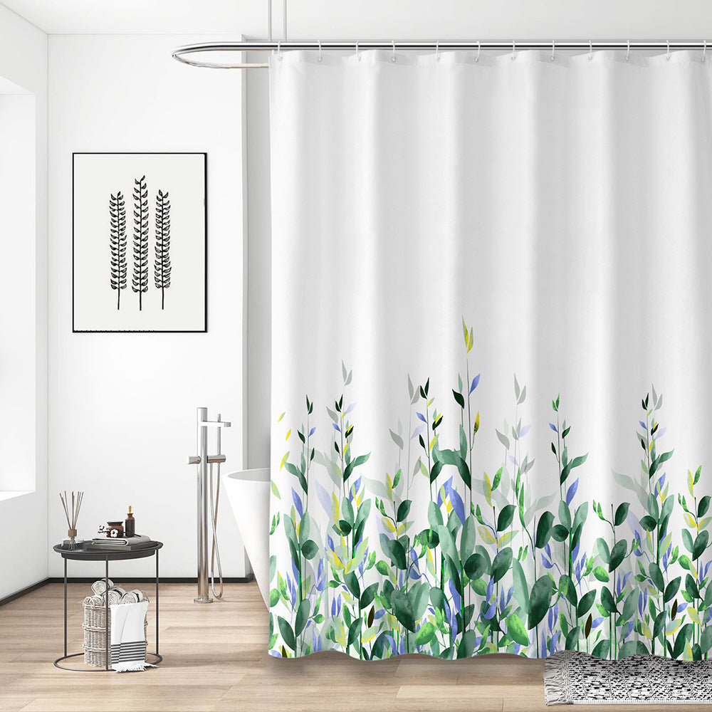 Floral Design Shower Curtain Stornfield