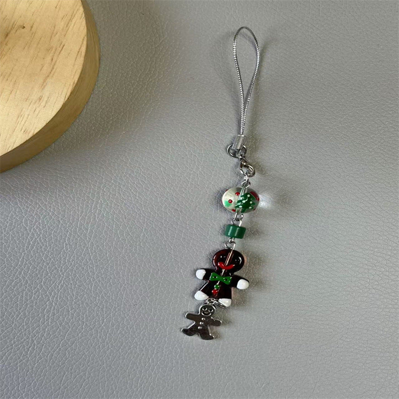 Playful Gingerbread-Themed Charm Keychain Stornfield