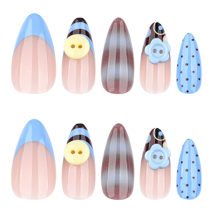 Creative Manicure Nails with Blooming Design Stornfield
