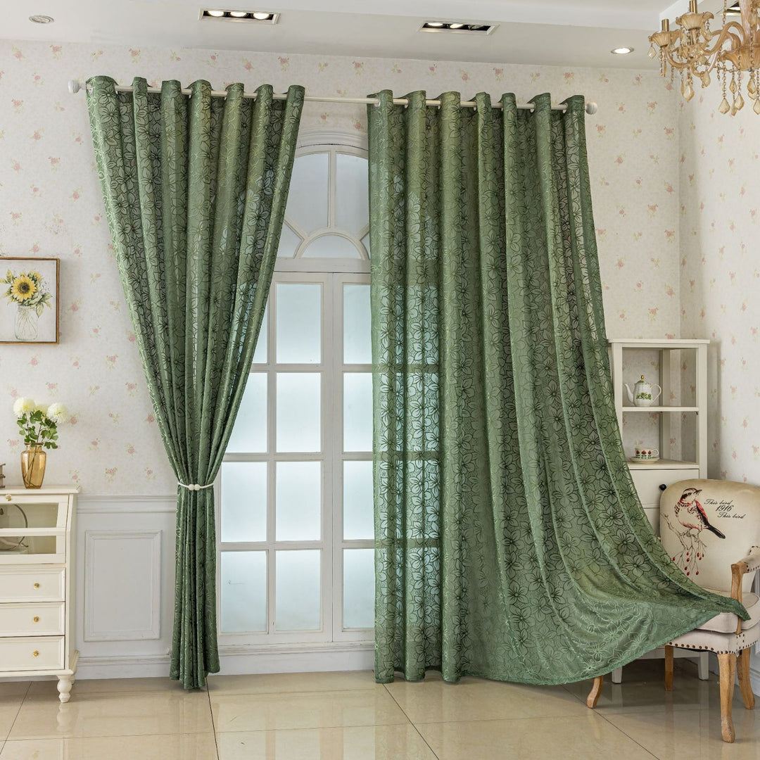 WoFloral Lace Curtain Stornfield