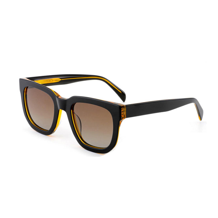Ladies' fashionable sunglasses with a sturdy plastic frame and brown lenses Stornfield