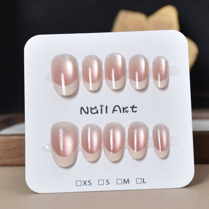 Luxury French Tip Press-On Nails Stornfield