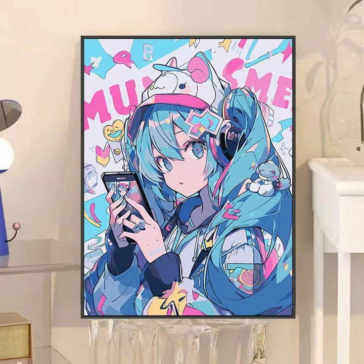 Anime-Inspired Decorative Wall Art Stornfield