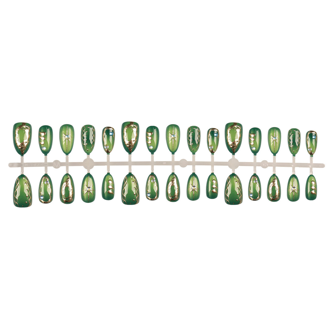 Artistic Press-On Nail Design Set