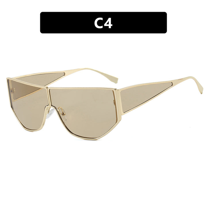 Women's trendy oversized sunglasses with distinctive geometric design Stornfield